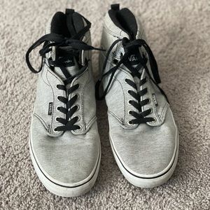 Worn a couple of times- High Top Gray Vans